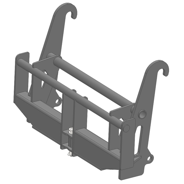 Interface Chargeur Attelage JCB Q-fit-merlo référence fournisseur 411286